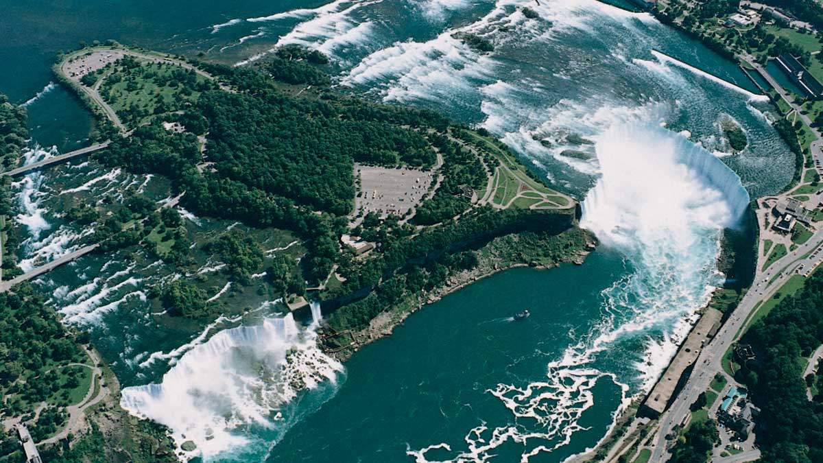 Niagara Falls <br>from the air