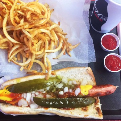 Louie's Foot Long Hot Dogs