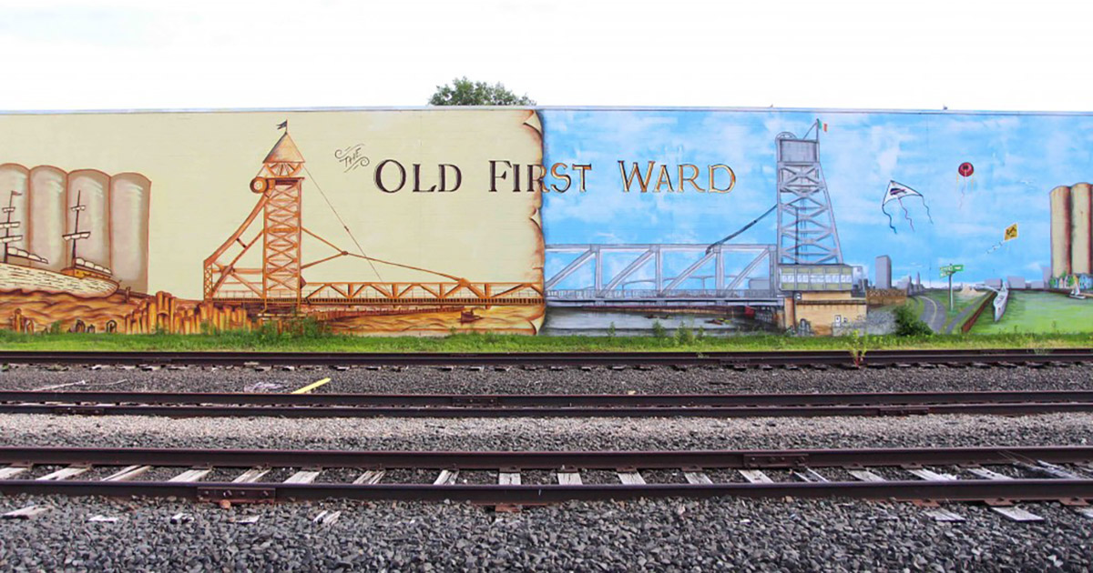 Old First Ward train tracks