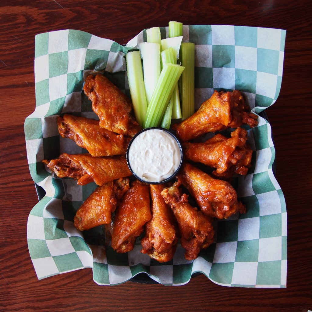 Basket of buffalo wings from Bar Bill