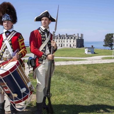 Soldiers at Old Fort Niagara