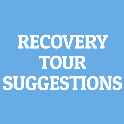 Recovery tour suggestions