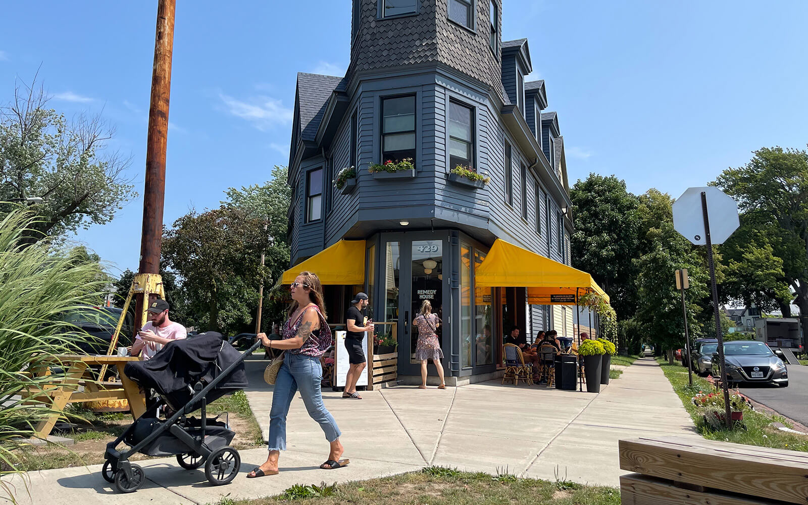 Exterior shot of Remedy House in Buffalo, NY