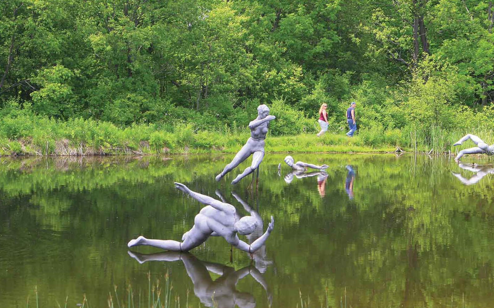 Art at the Griffis Sculpture Park near Buffalo, NY
